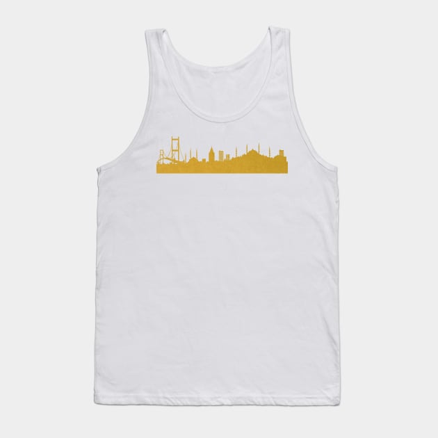 Golden Istanbul Tank Top by 44spaces